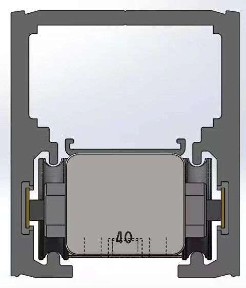 Smart glass track system